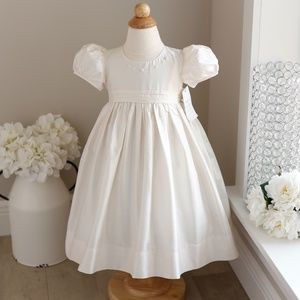 Strasburg Dress Ivory Silk Size 24 Months Special Occasion Flower Girl NWT